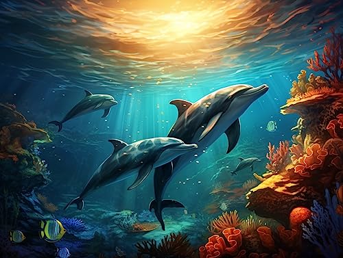Dolphin | Cross Stitch Embroidery