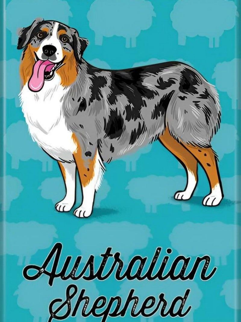 Dog Australian Shepherd | Diamond Painting