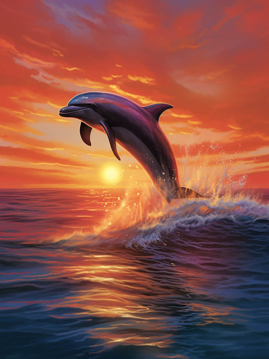 Dolphin | Cross Stitch Embroidery