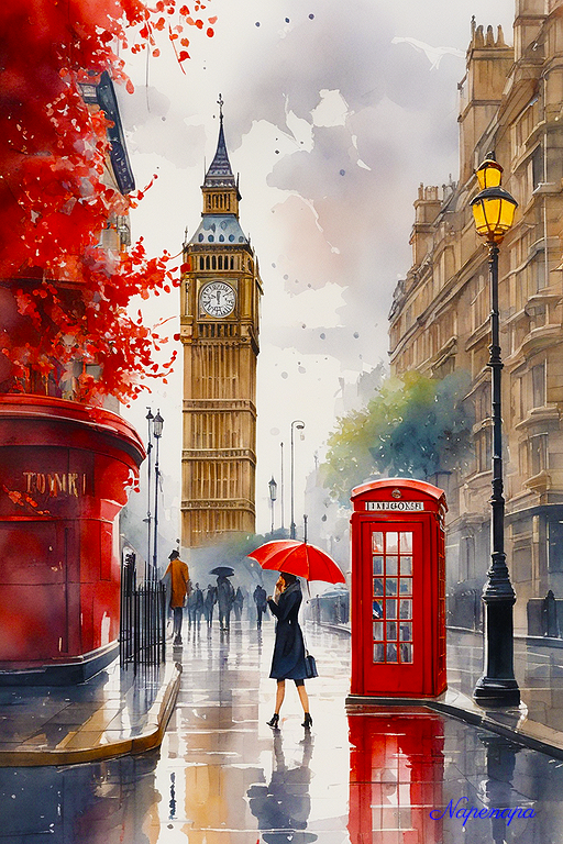 Telephone Booth | Diamond Painting
