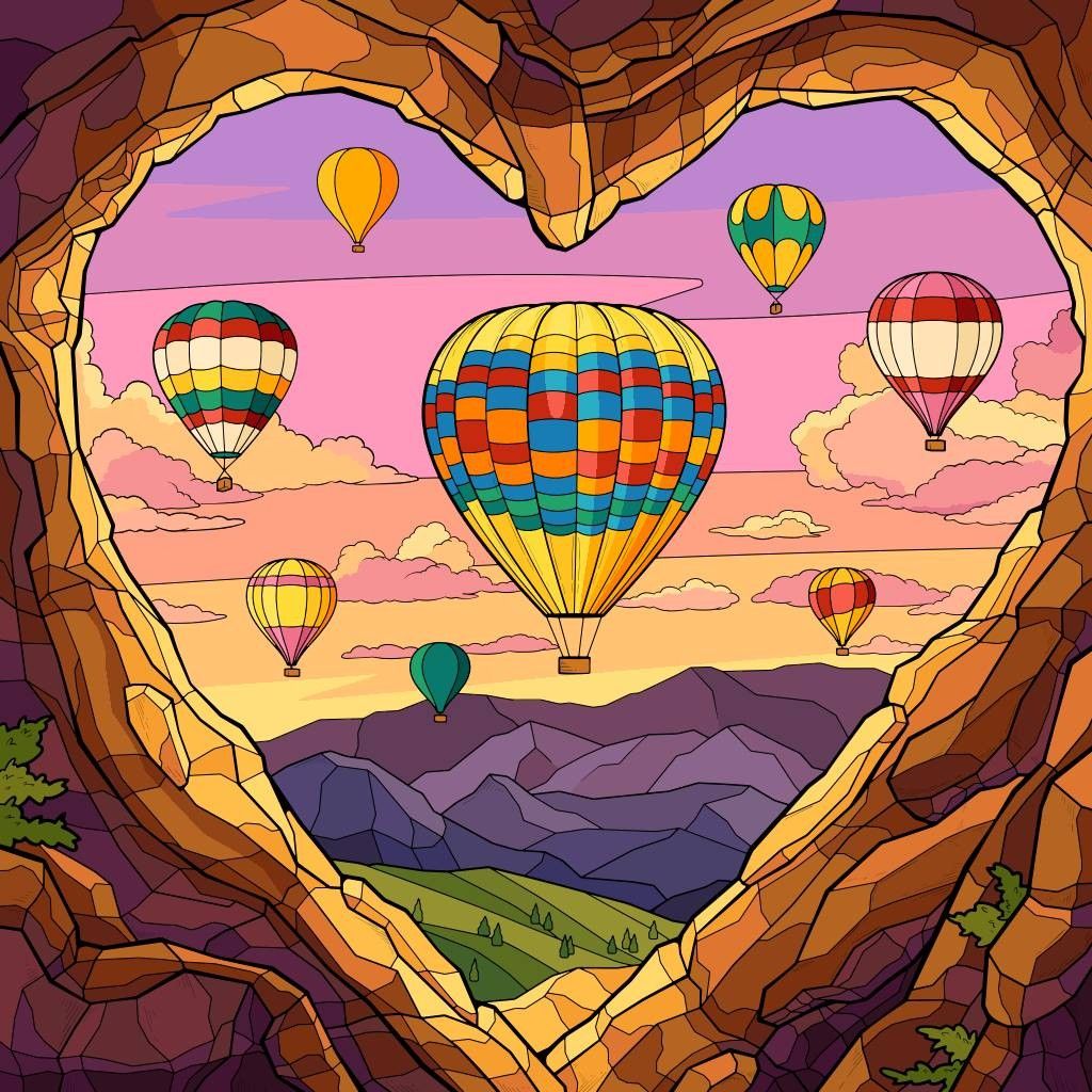 Hot Air Balloon | Diamond Painting