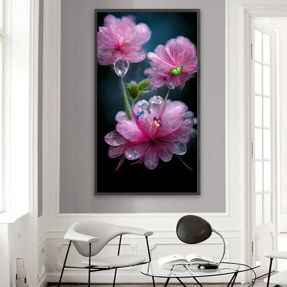 Pink Flower | Diamond Painting