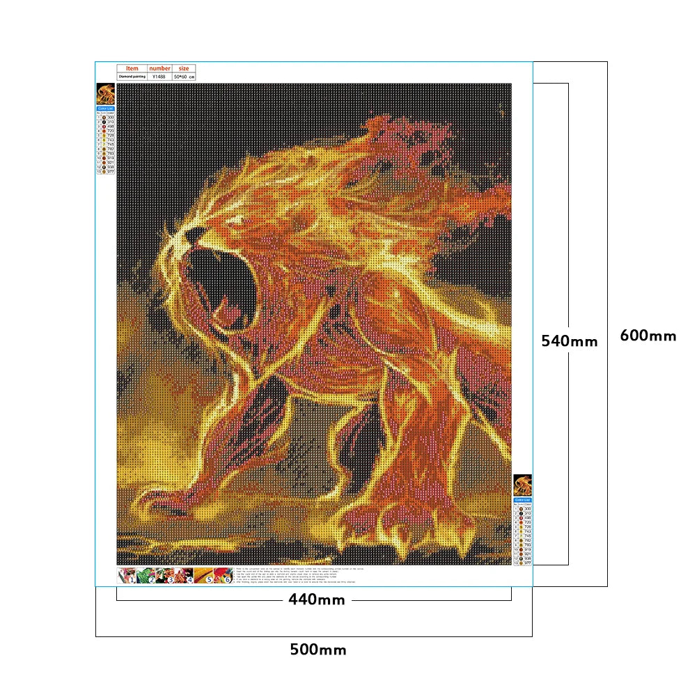 Lion | Diamond Painting