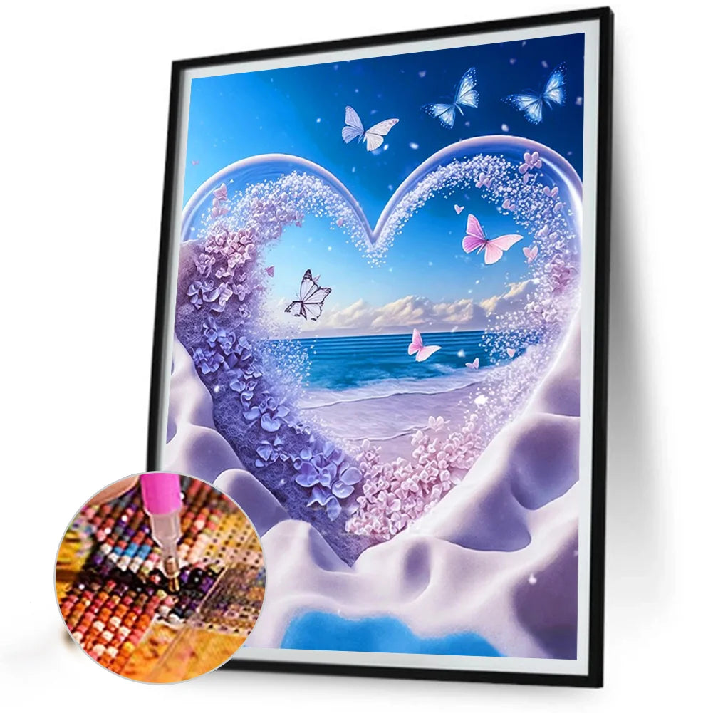 Beach Love Butterfly | Diamond Painting