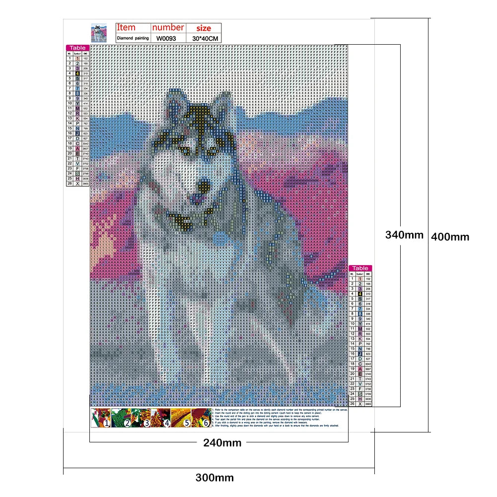 Animal Wolf | Diamond Painting