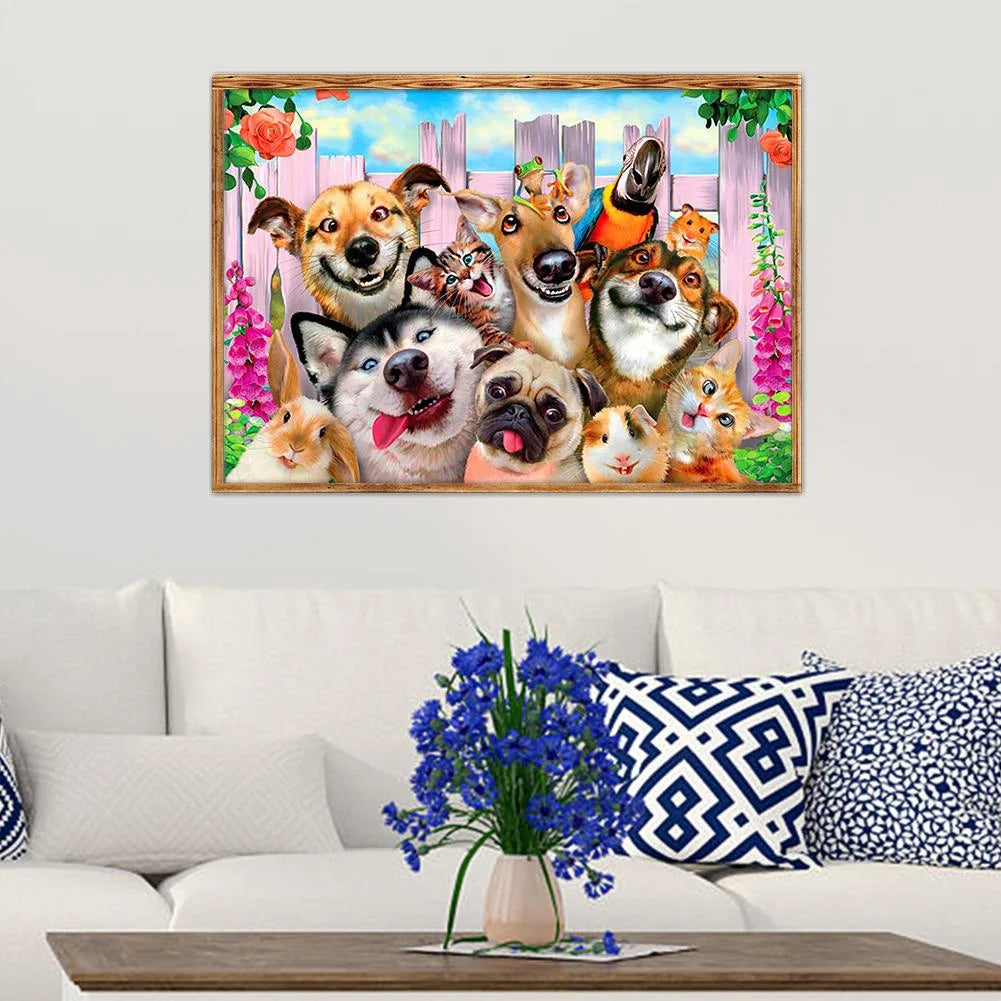 Happy Dogs | Diamond Painting