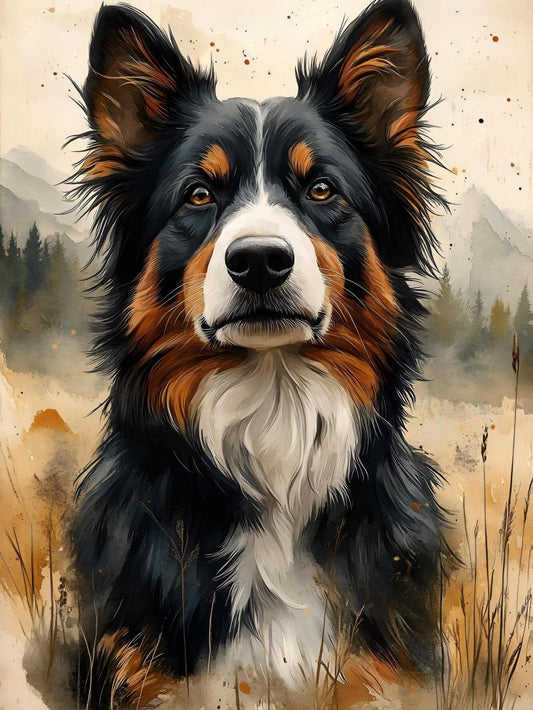 Dog Australian Shepherd | Diamond Painting