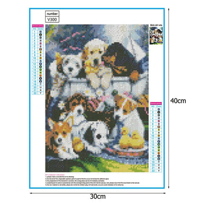 Resting Dogs | Diamond Painting