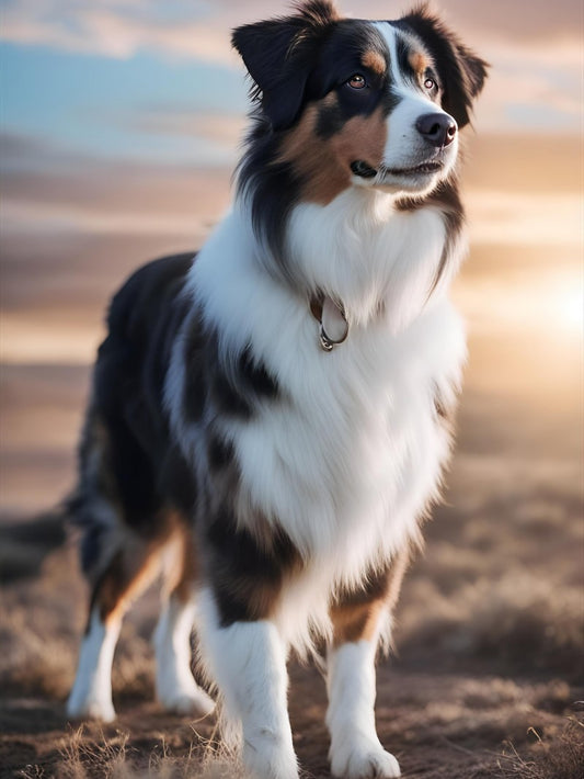 Dog Australian Shepherd | Diamond Painting