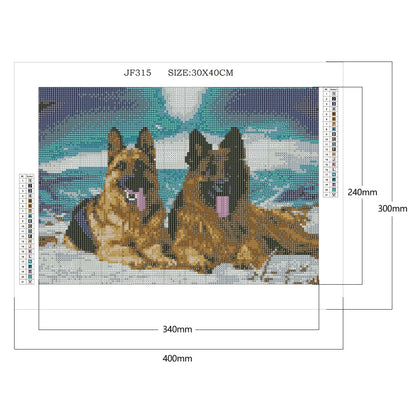 Mountain Dog German Shepherd | Diamond Painting