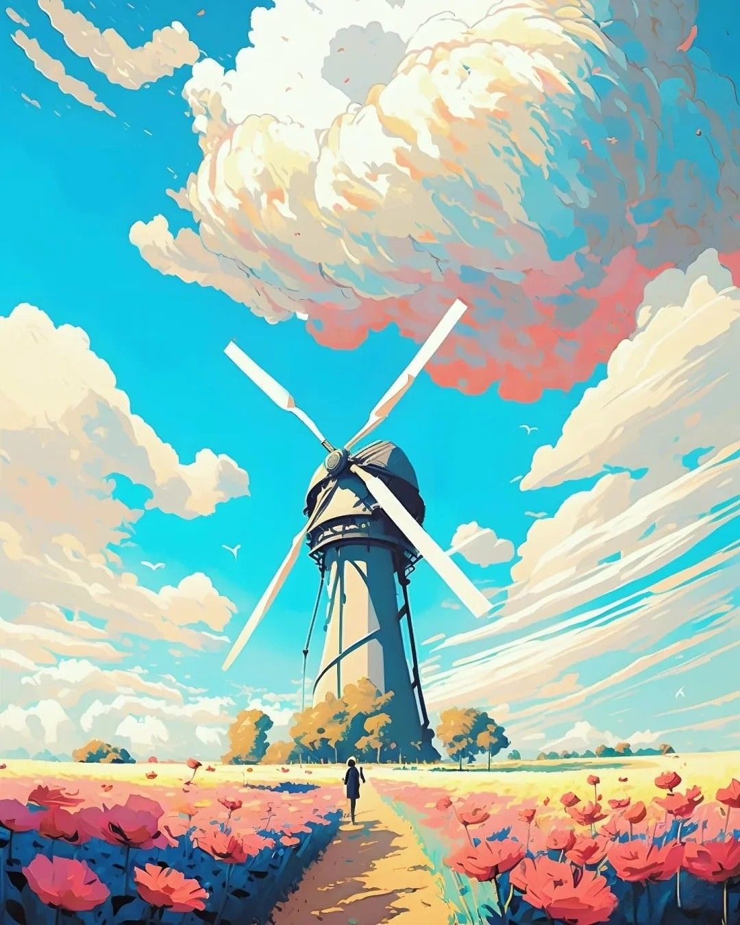Windmill | Diamond Painting