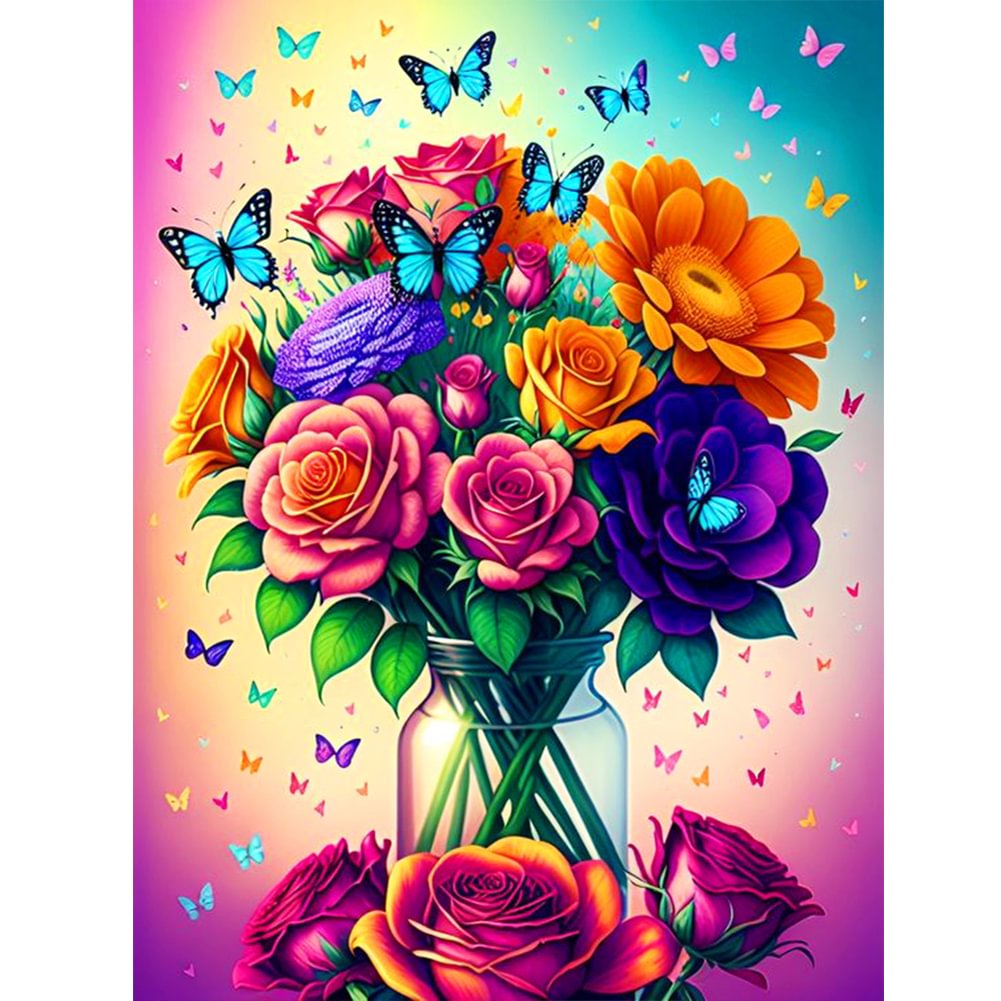 Pretty Flower | Diamond Painting