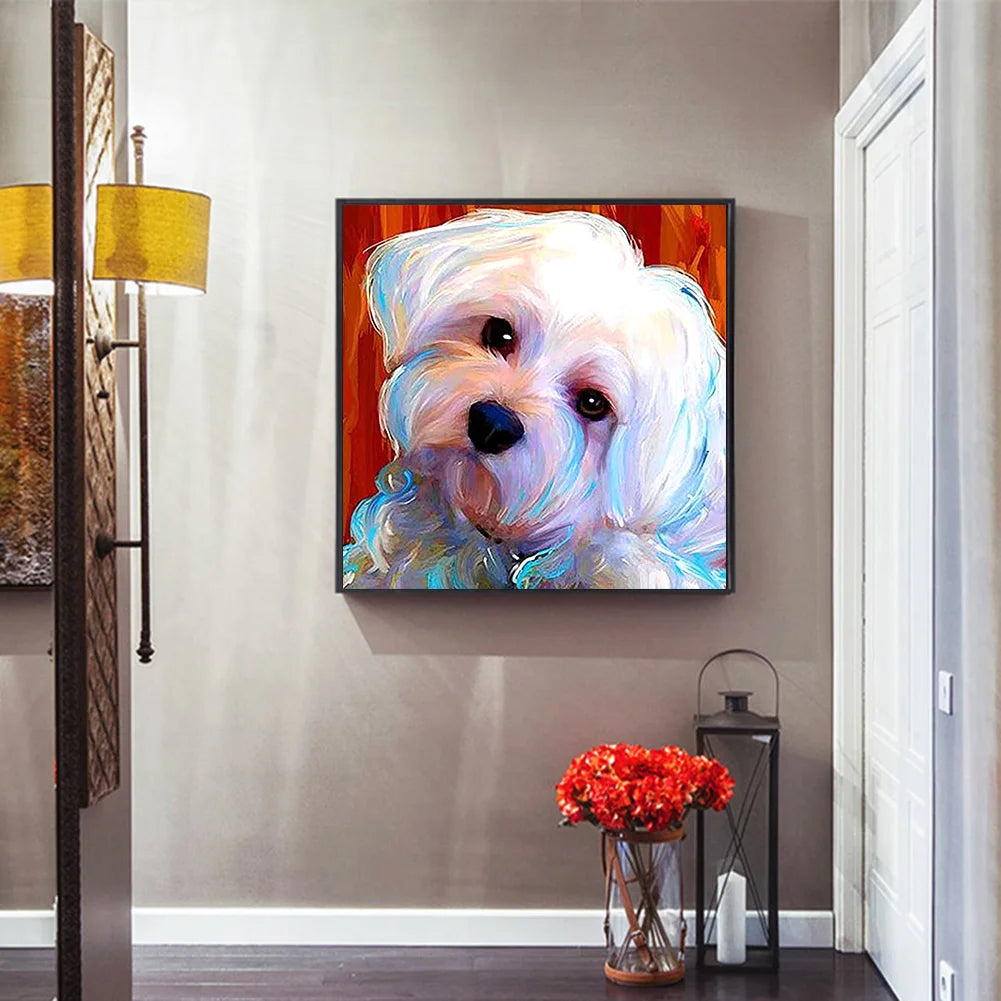 White Dog Shih Tzu | Diamond Painting