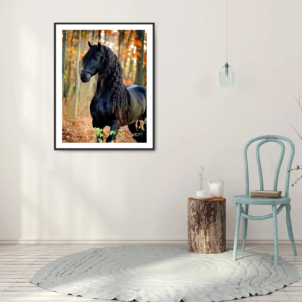 Black Horse | Diamond Painting