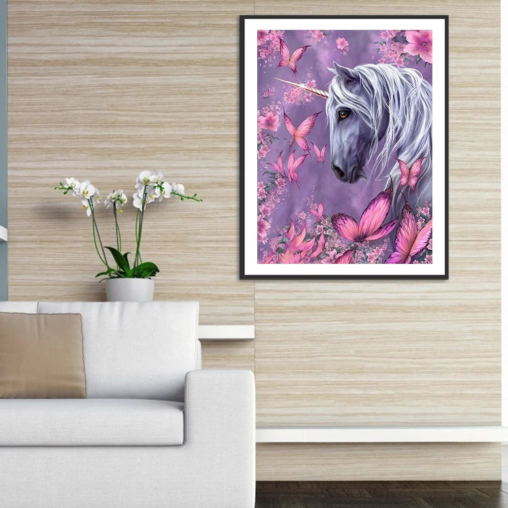 White Horse | Diamond Painting