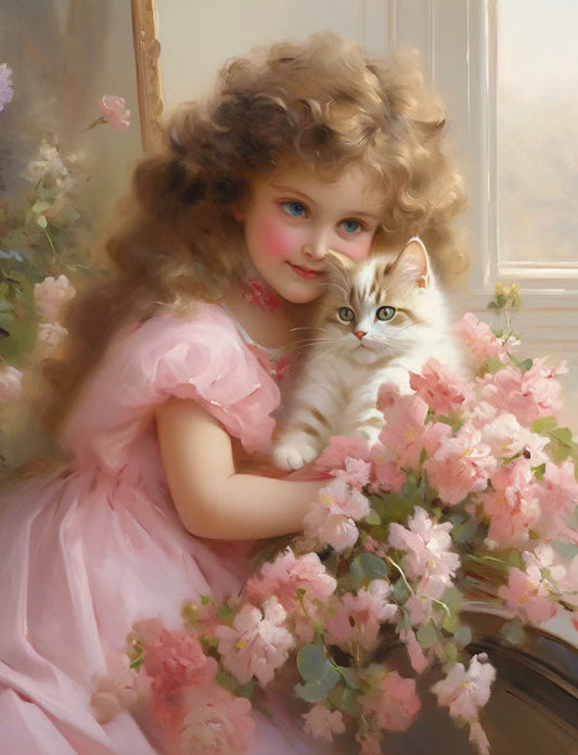 Beautiful Girl | Cross Stitch Embroidery