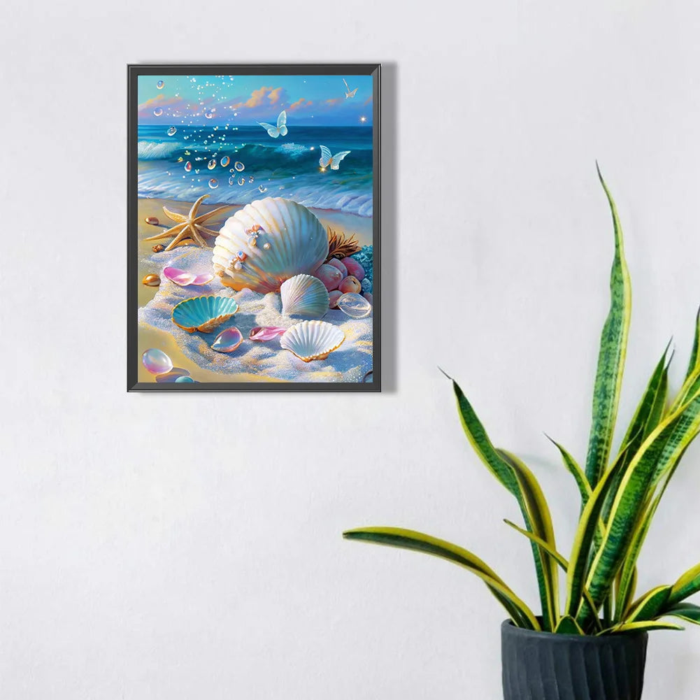 Shells On The Beach | Diamond Painting