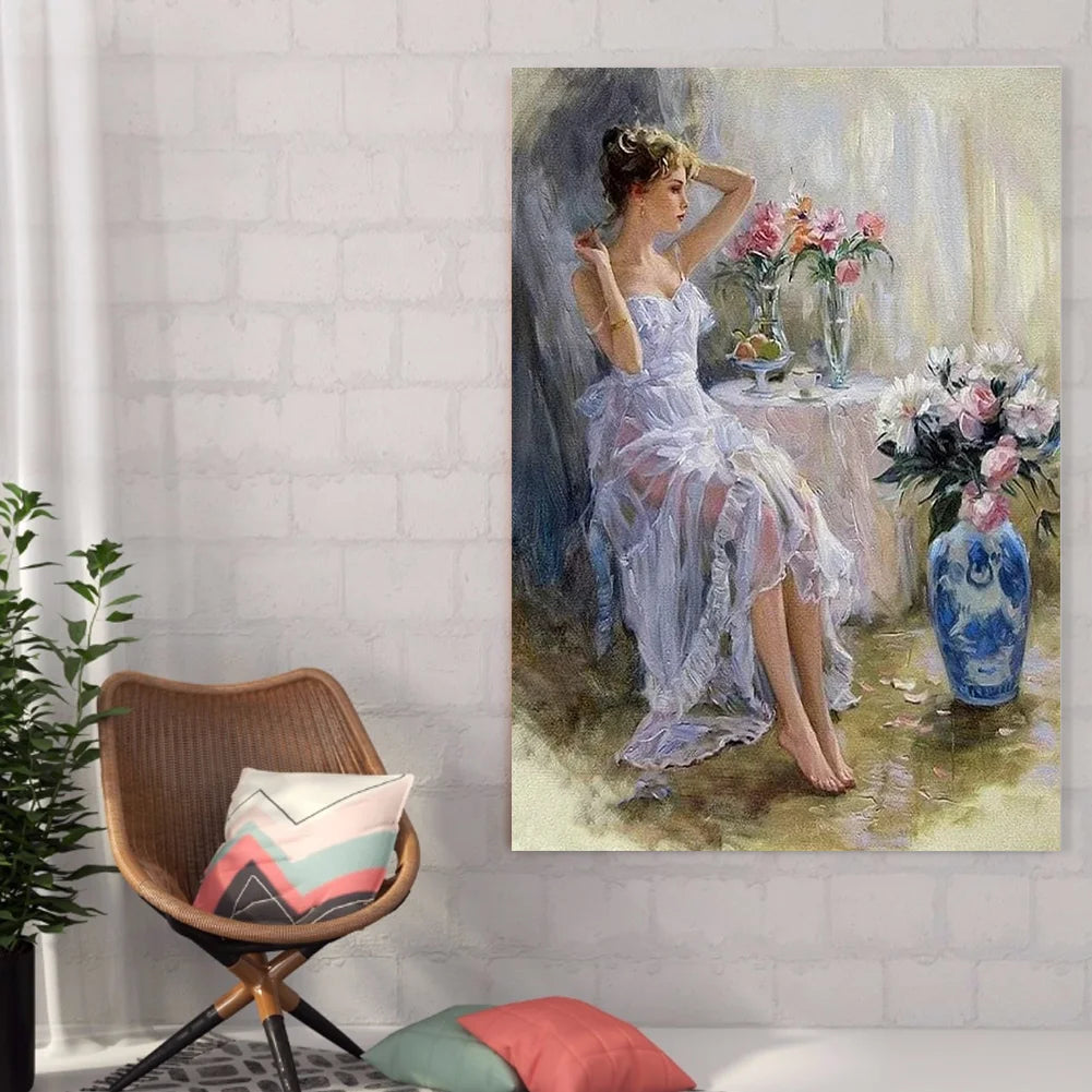 Beautiful Girl | Diamond Painting