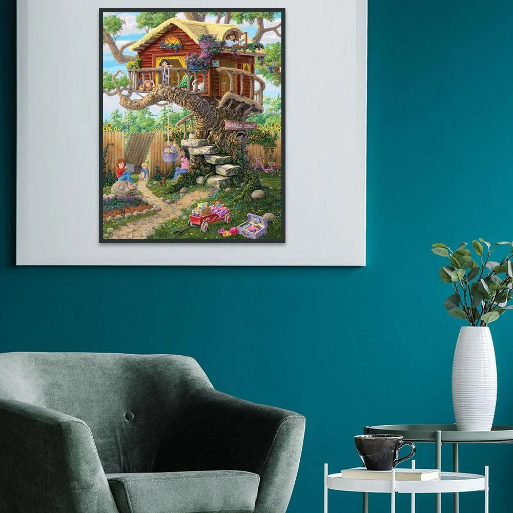 Tree House | Diamond Painting