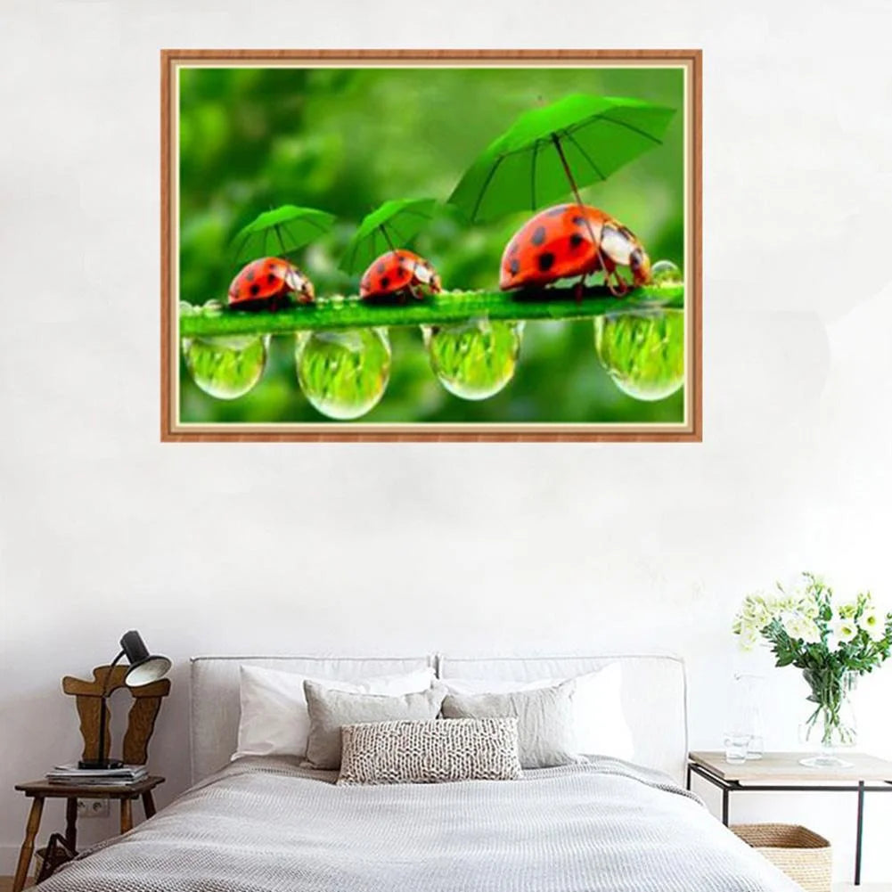Ladybug Flower | Diamond Painting