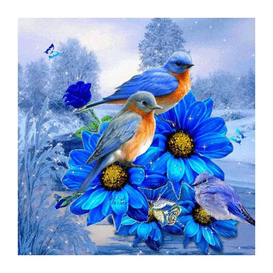 Blue Bird | Cross Stitch Embroidery