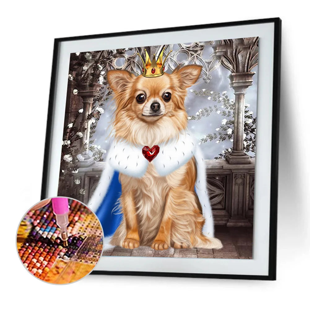 Dog King Chihuahua | Diamond Painting