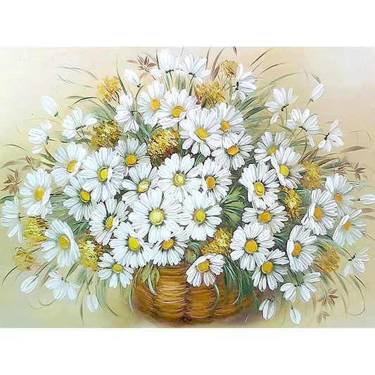 White Flower | Diamond Painting