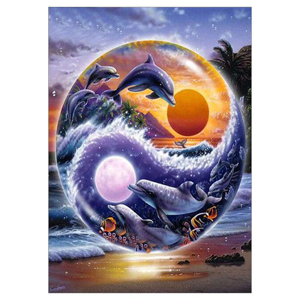 Dolphin | Cross Stitch Embroidery