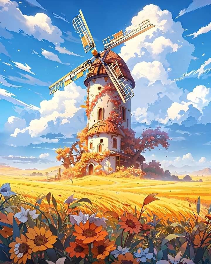 Windmill | Diamond Painting
