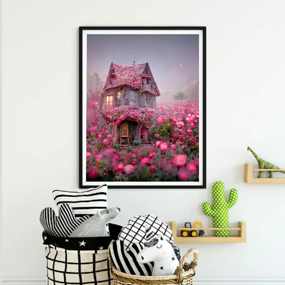 Pink Dream House | Diamond Painting