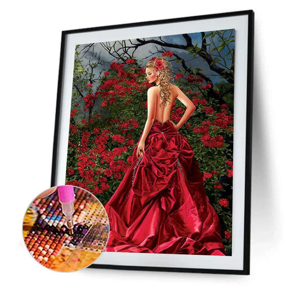 Beautiful Girl | Diamond Painting