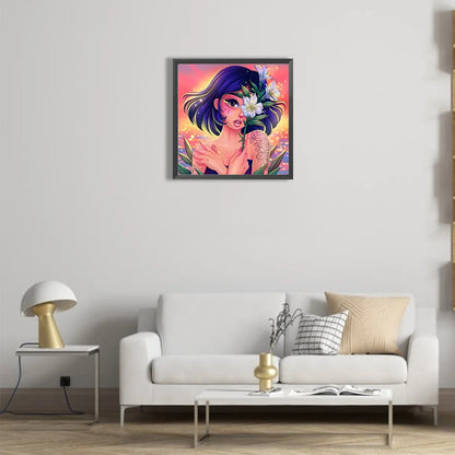 Beautiful Girl | Diamond Painting