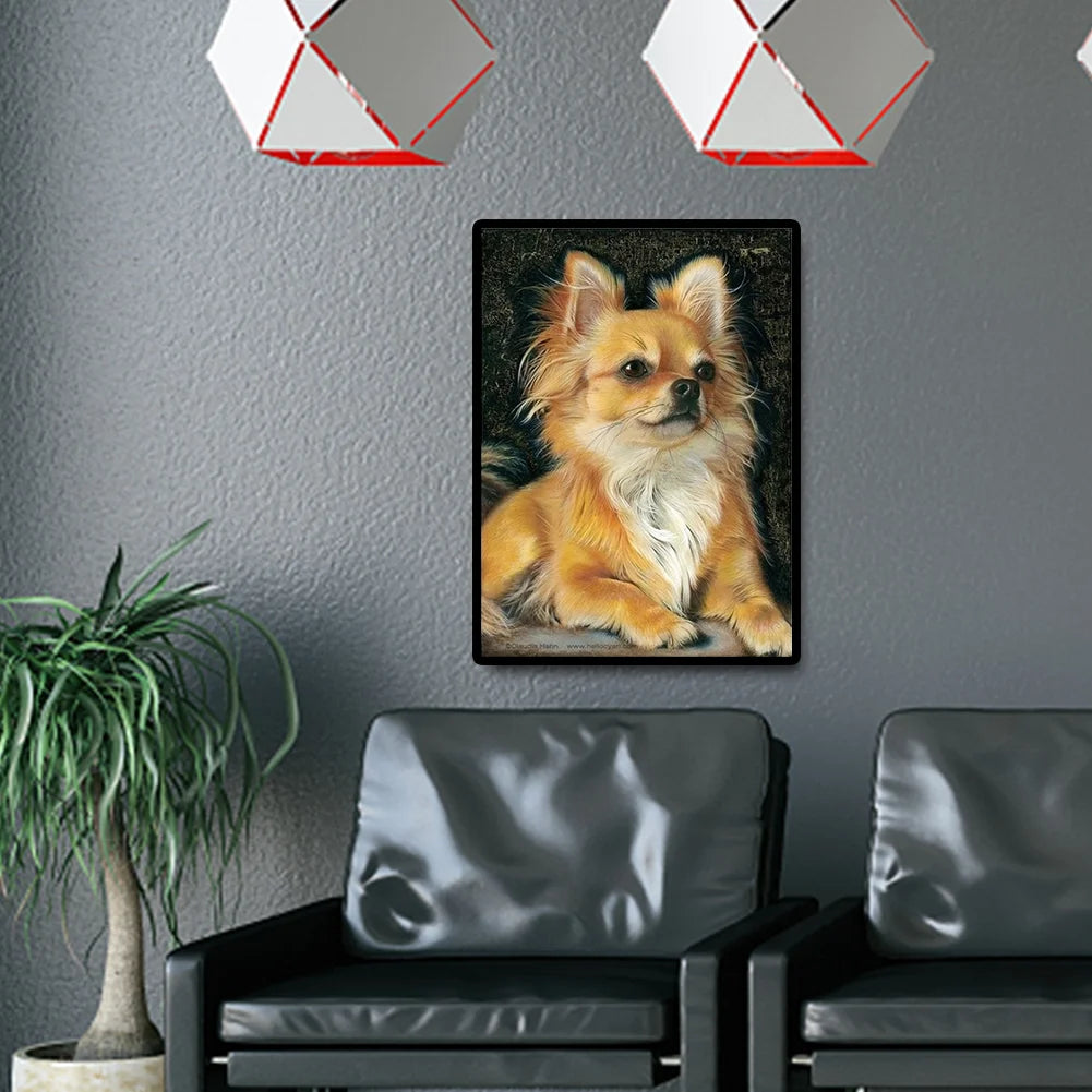 Sad Dog Chihuahua | Diamond Painting