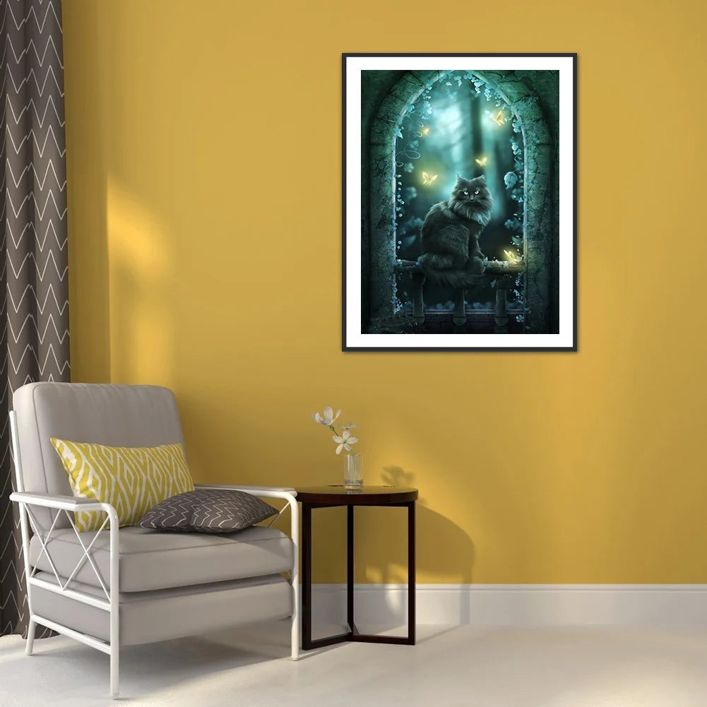 Midnight Cat | Diamond Painting