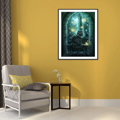 Midnight Cat | Diamond Painting