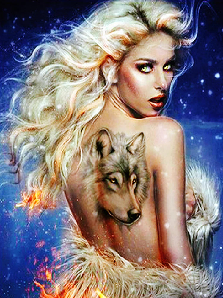 Wolf | Cross Stitch Embroidery