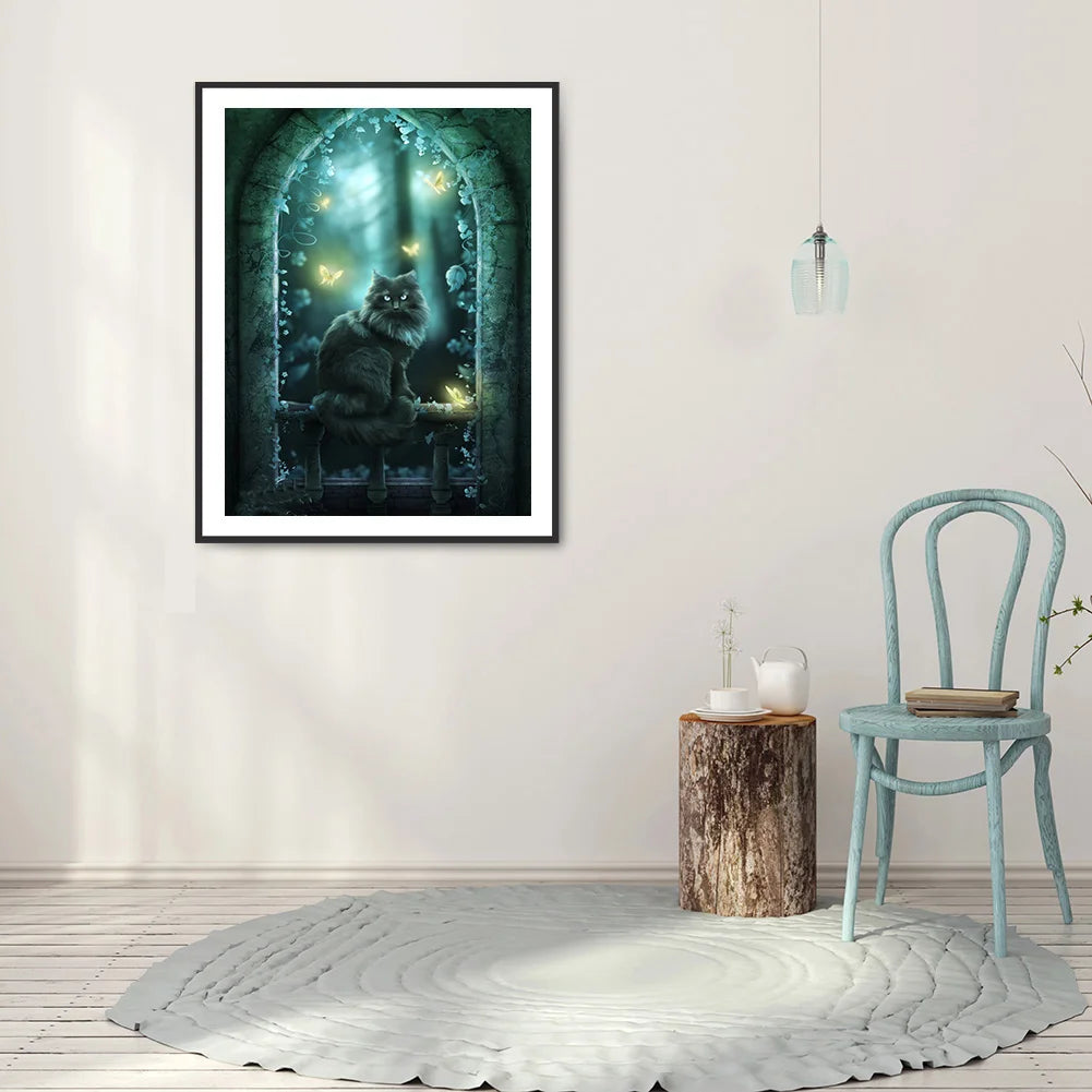 Midnight Cat | Diamond Painting