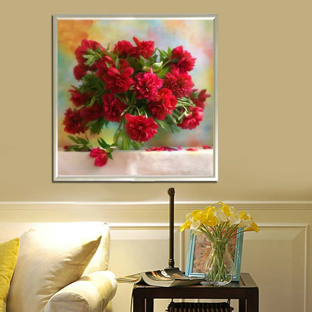 Red Flower | Diamond Painting