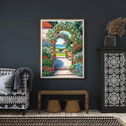 Garden Arch | Diamond Painting