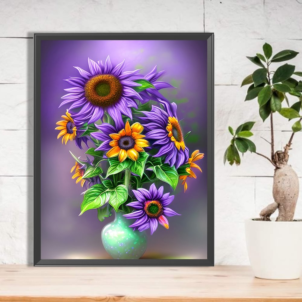 Flowers In The Vase | Diamond Painting