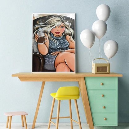 Beautiful Girl | Diamond Painting