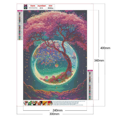 Tree Flower | Diamond Painting