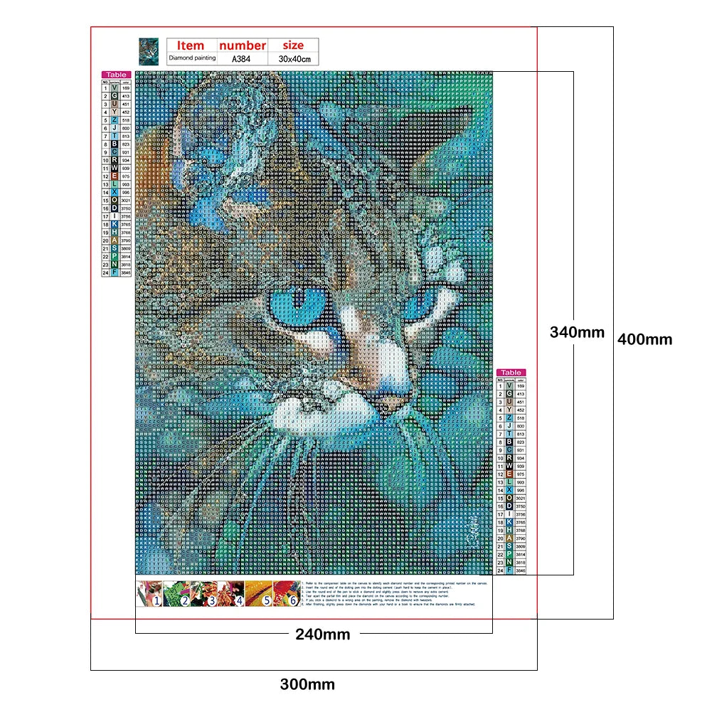 Cat | Diamond Painting