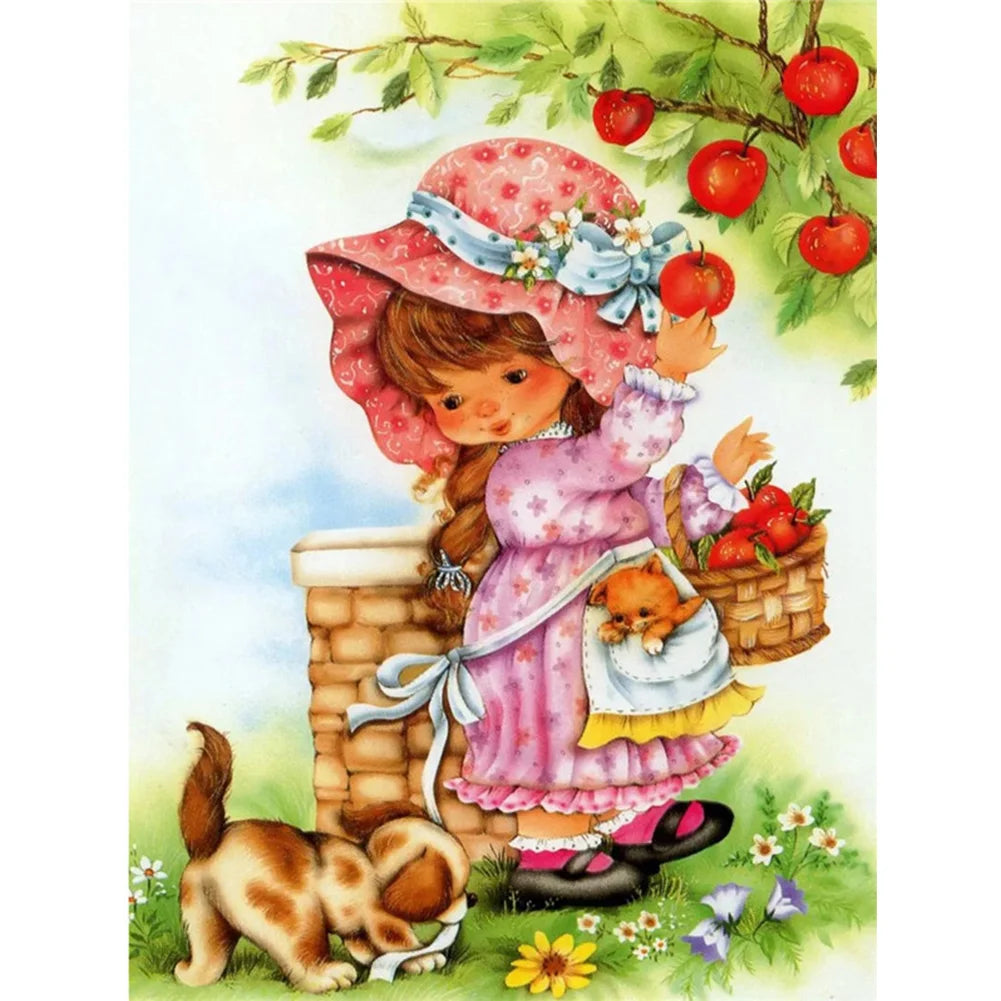 Beautiful Girl | Cross Stitch Embroidery