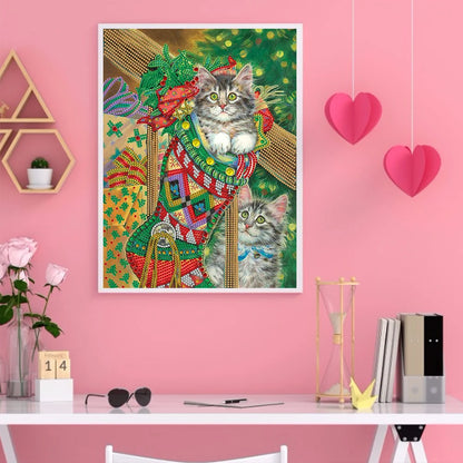 Christmas Cat | Diamond Painting