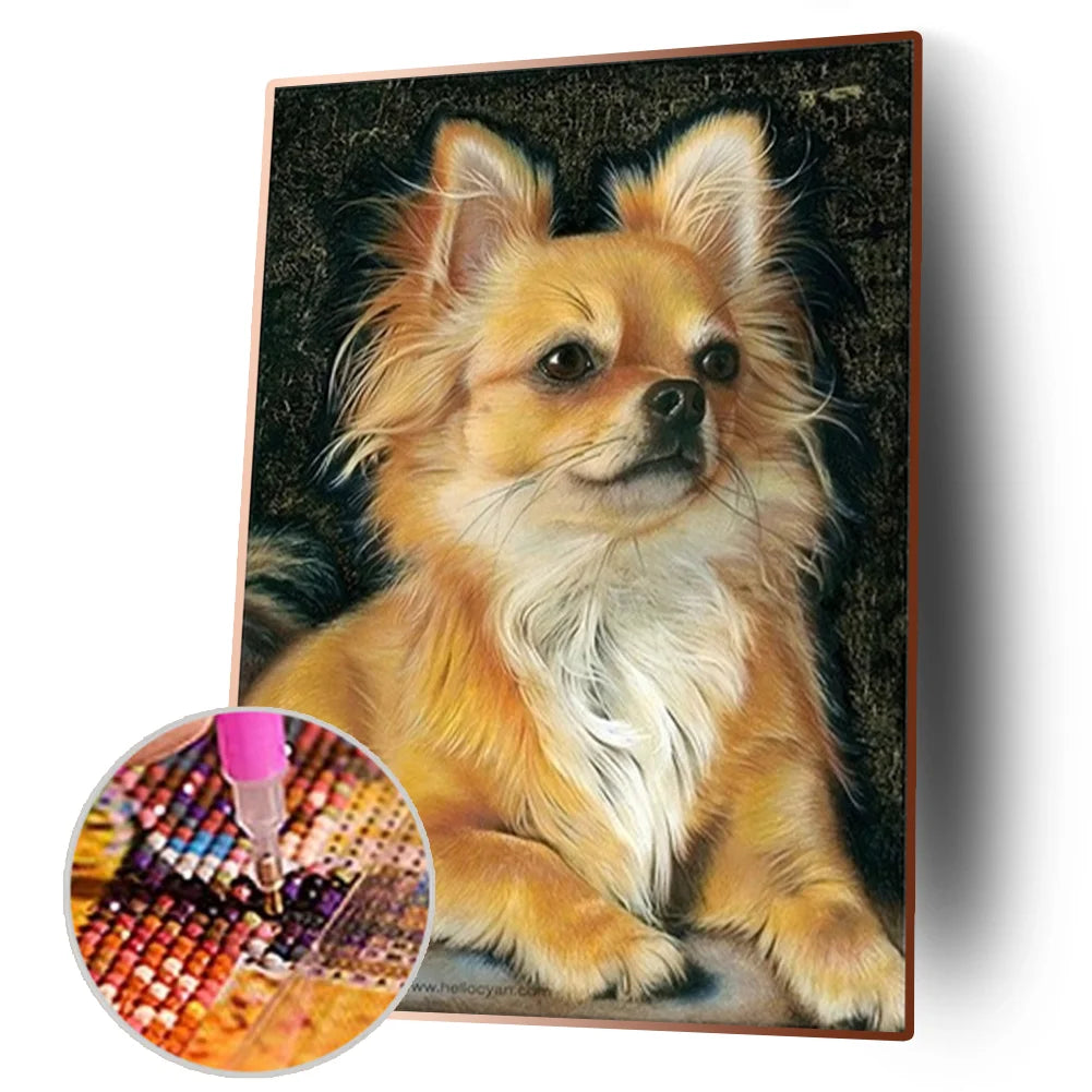 Sad Dog Chihuahua | Diamond Painting