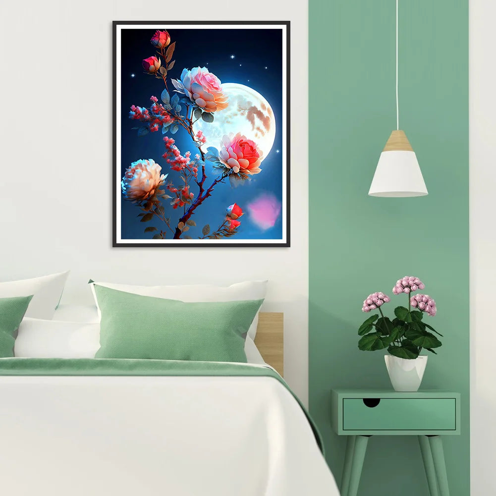 Flower Moon | Diamond Painting