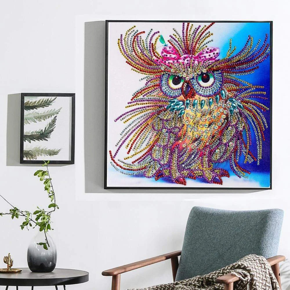 Owl | Special Shaped Diamond Painting