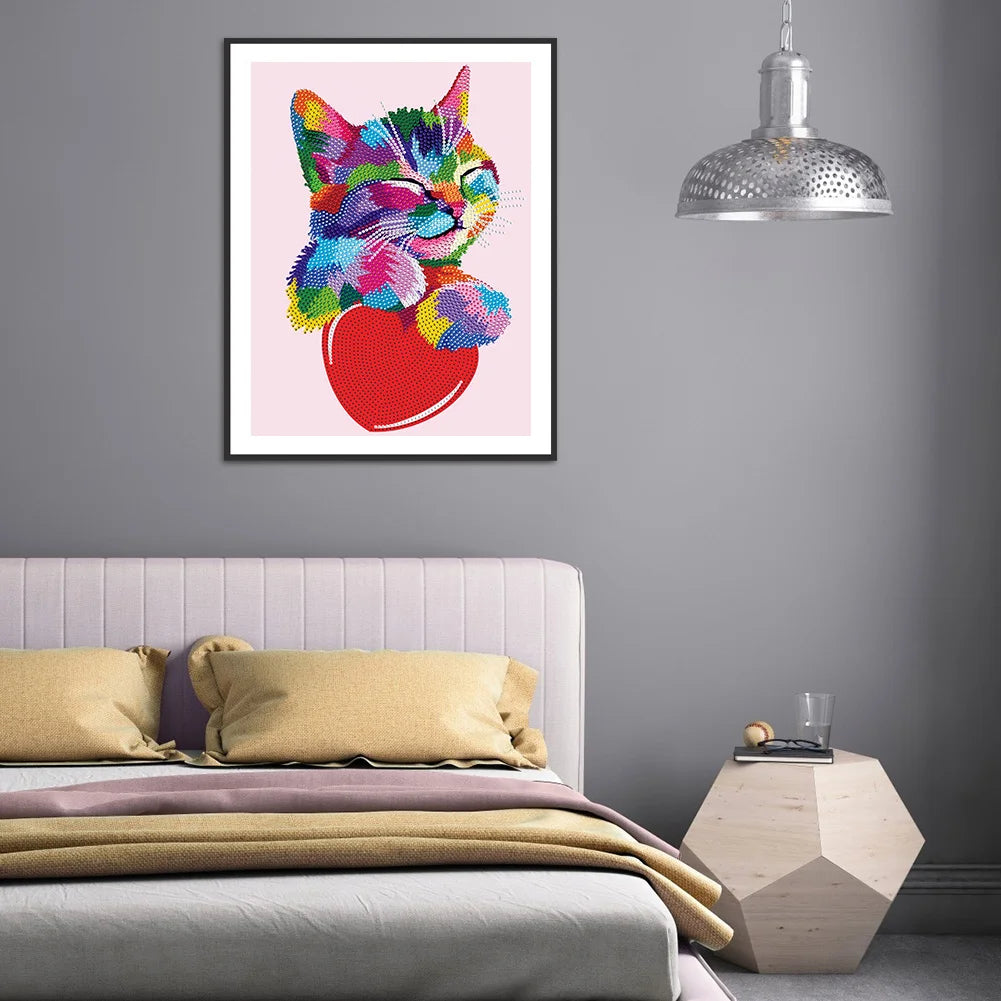 Colorful Cat | Diamond Painting