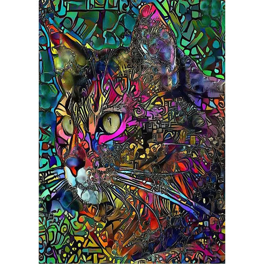 Colorful Cat | Diamond Painting